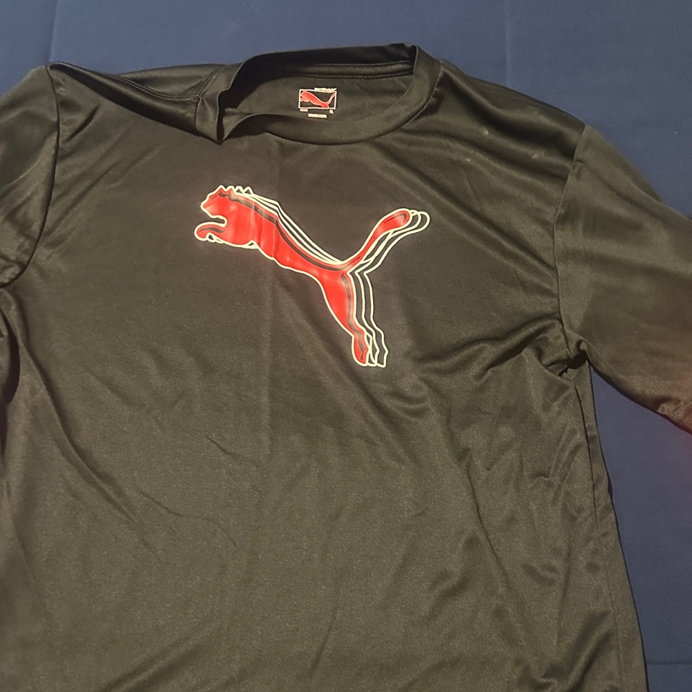 Puma Men's Black Long Sleeve Tee